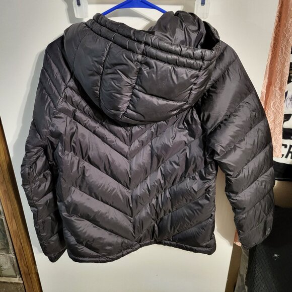MICHAEL KORS GOOSE DOWN HOODED PUFFER JACKET SZ S - Picture 2 of 7